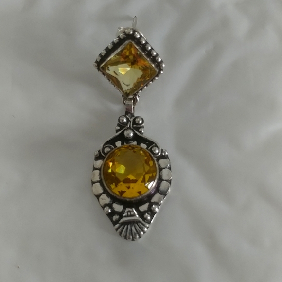 Citrine earrings - Picture 1 of 4